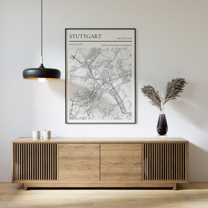 Crea la tua mappa di Stoccarda: tra vigneti e tecnologia!