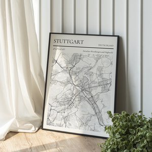Crea la tua mappa di Stoccarda: tra vigneti e tecnologia!