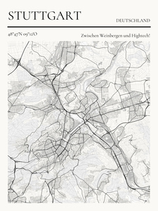 Crea la tua mappa di Stoccarda: tra vigneti e tecnologia!