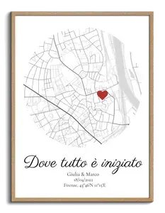 Crea la tua Mappa d'Amore: Personalizza un Ricordo Indimenticabile
