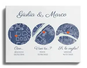 Crea il tuo regalo nozze: mappa di 3 momenti speciali