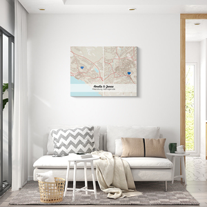 Crea la Tua Mappa Personalizzata per Ricordi di Coppia - Ideale come Regalo Romantico