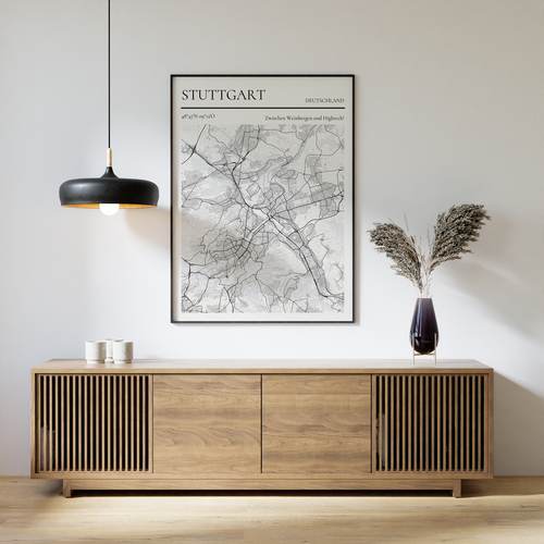Crea la tua mappa di Stoccarda: tra vigneti e tecnologia!