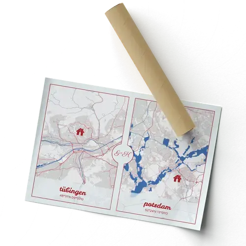 Crea la tua mappa personalizzata per coppie a distanza: collega i tuoi luoghi speciali!