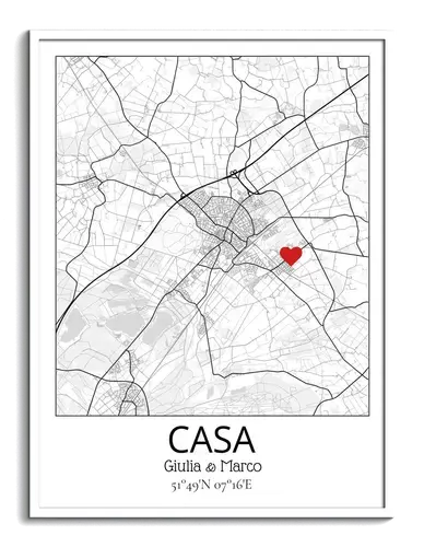 Crea la tua Mappa di Casa Personalizzata - Mostra il tuo Amore per la Tua Casa