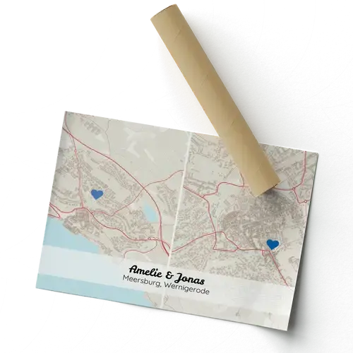 Crea la Tua Mappa Personalizzata per Ricordi di Coppia - Ideale come Regalo Romantico