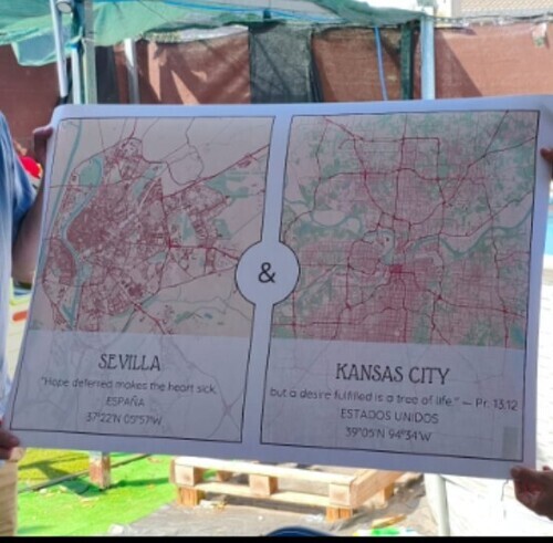 Foto del cliente Isabel per la recensione Stampa Mappa della città Poster 90x60cm